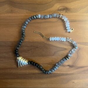 Encirkled Jewelry gemstone necklace ombre 14K gold